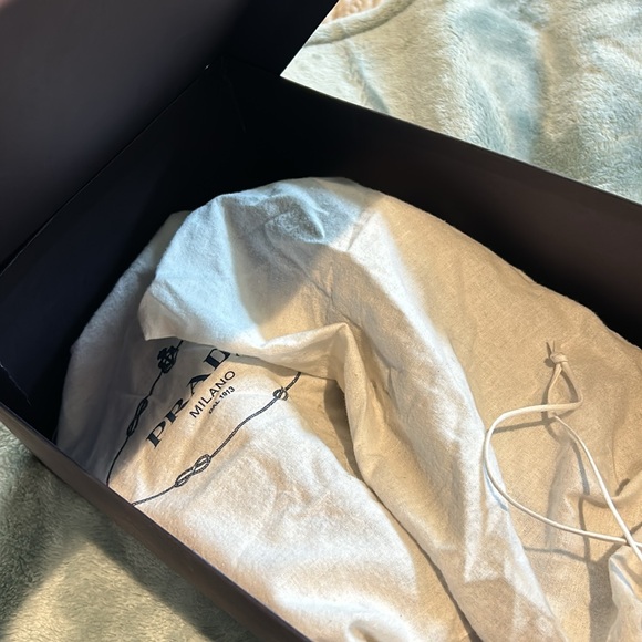 PRADA Denim Espadrille Italian Wedge Slingback Sandals-sz 39.5 (8.5-9 runs small - Picture 14 of 14